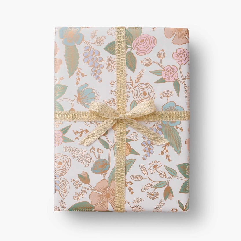 Rifle Paper co. Papier cadeau Colette fleurs pastel