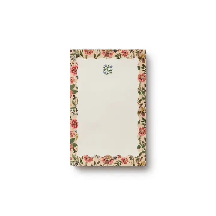 Bloc-notes Rifle Paper co fleurs Gracie