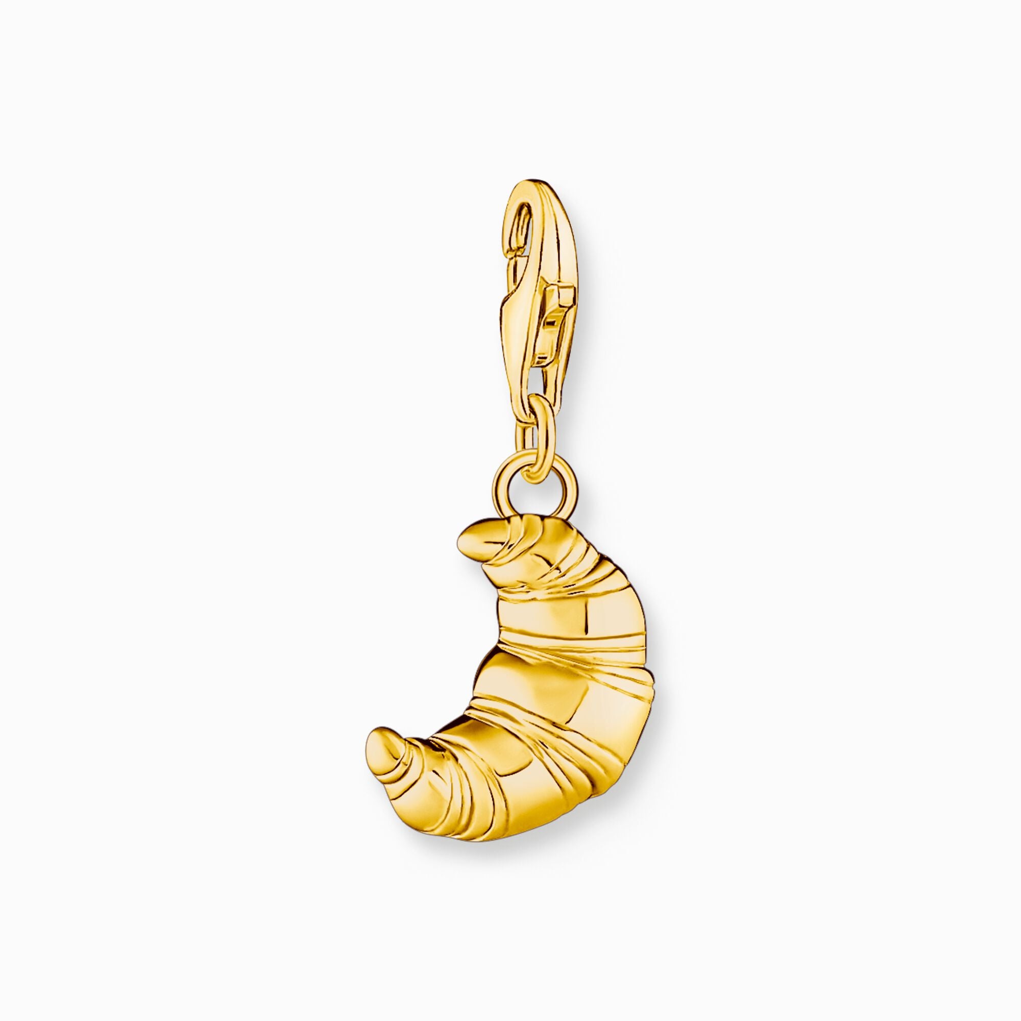 Charm breloque argent sterling plaquée or bracelet bijoux style mode croissant Thomas sabo