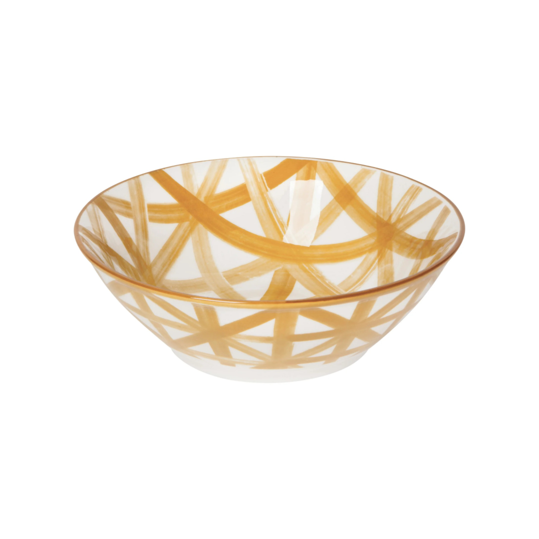 Bol, porcelaine, jaune, moderne, Danica, Vancouver, Canada