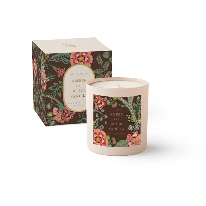 Bougie parfumée soya Rifle Paper Co. Ambre Vanille