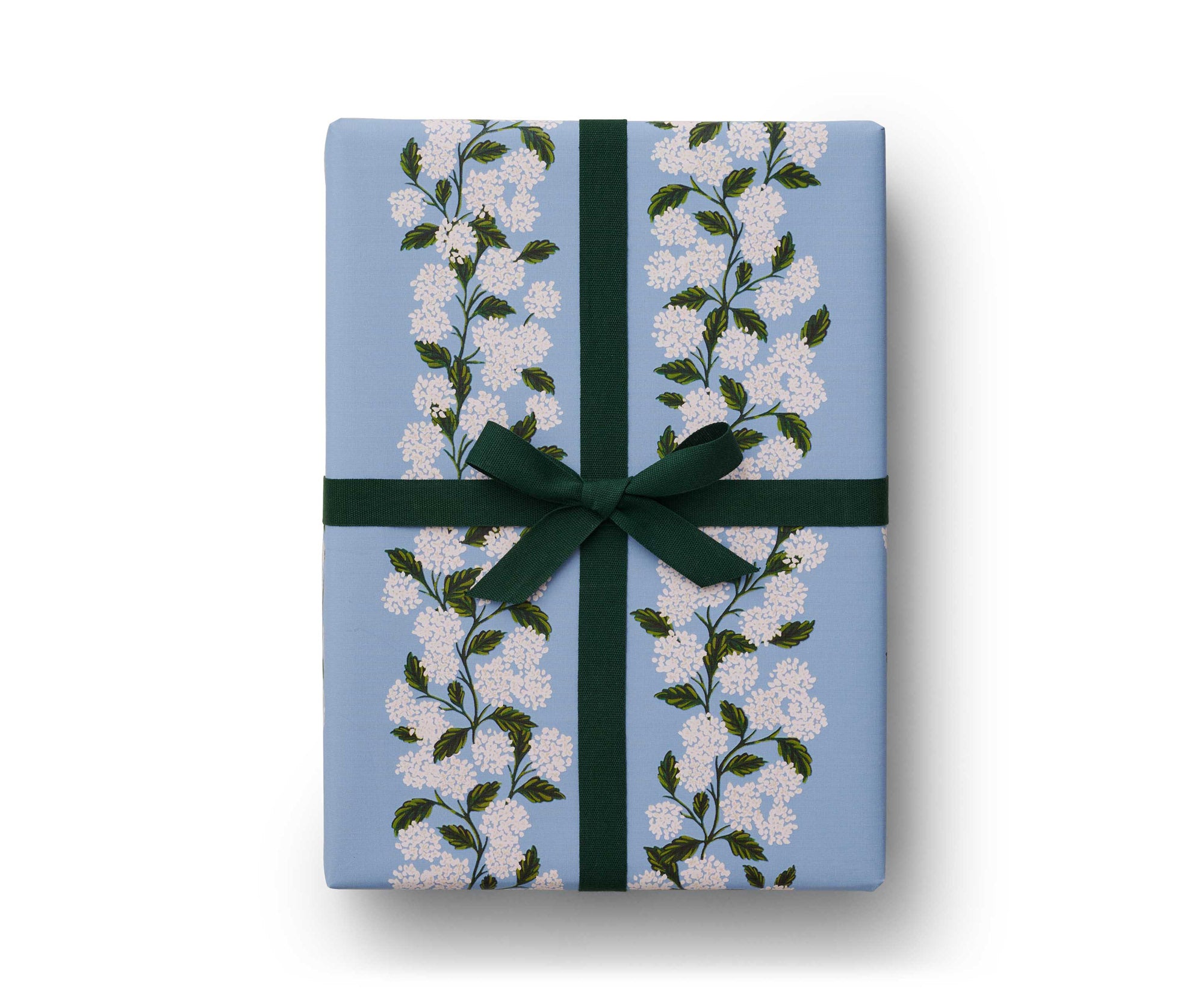 Papier emballage cadeaux Rifle Paper co. Fleurs Hydrangea bleu