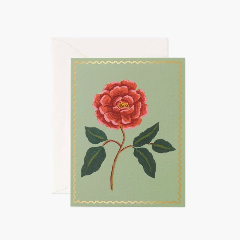 Carte souhait rose vintage Rifle Paper co.