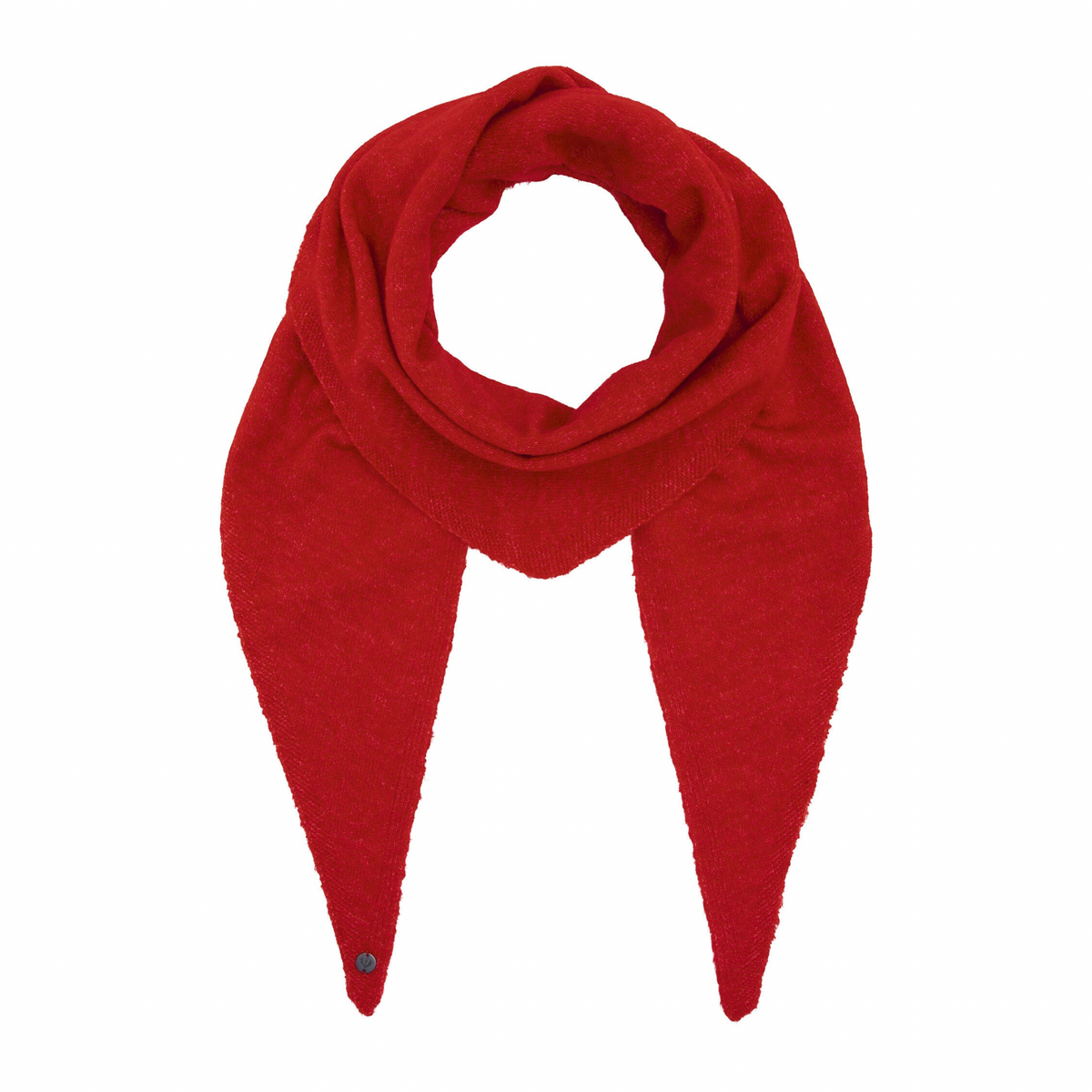 FRAAS foulard triangle rouge laine chaud hiver tendance
