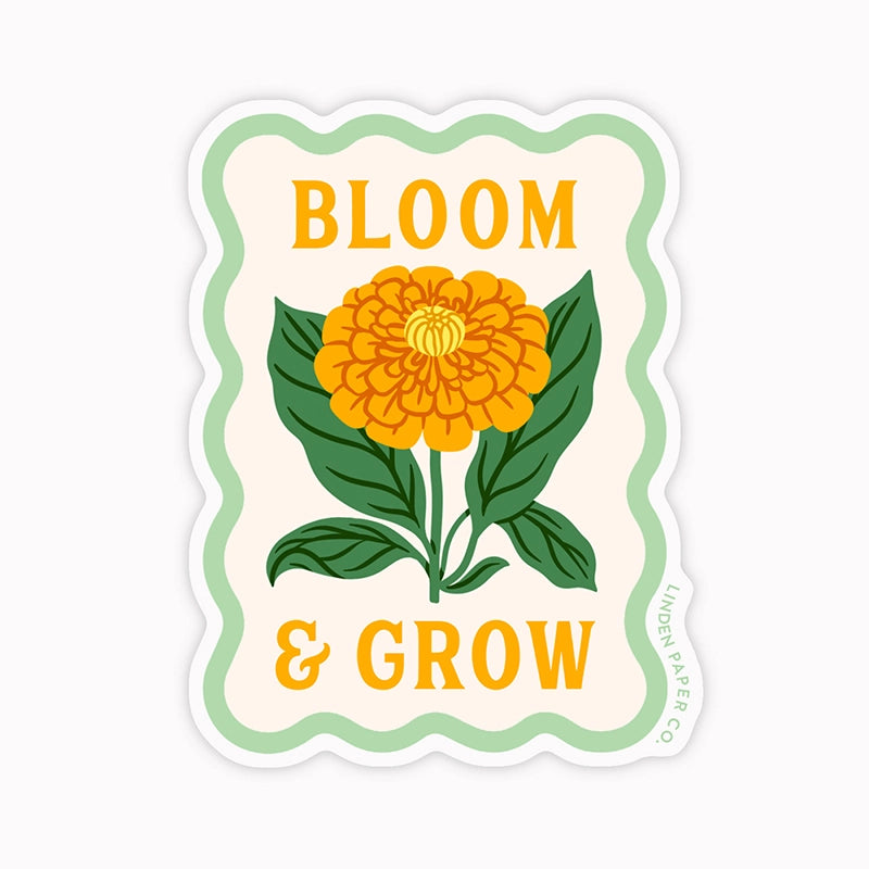 Autocollant bloom grow Linden Paper Co.