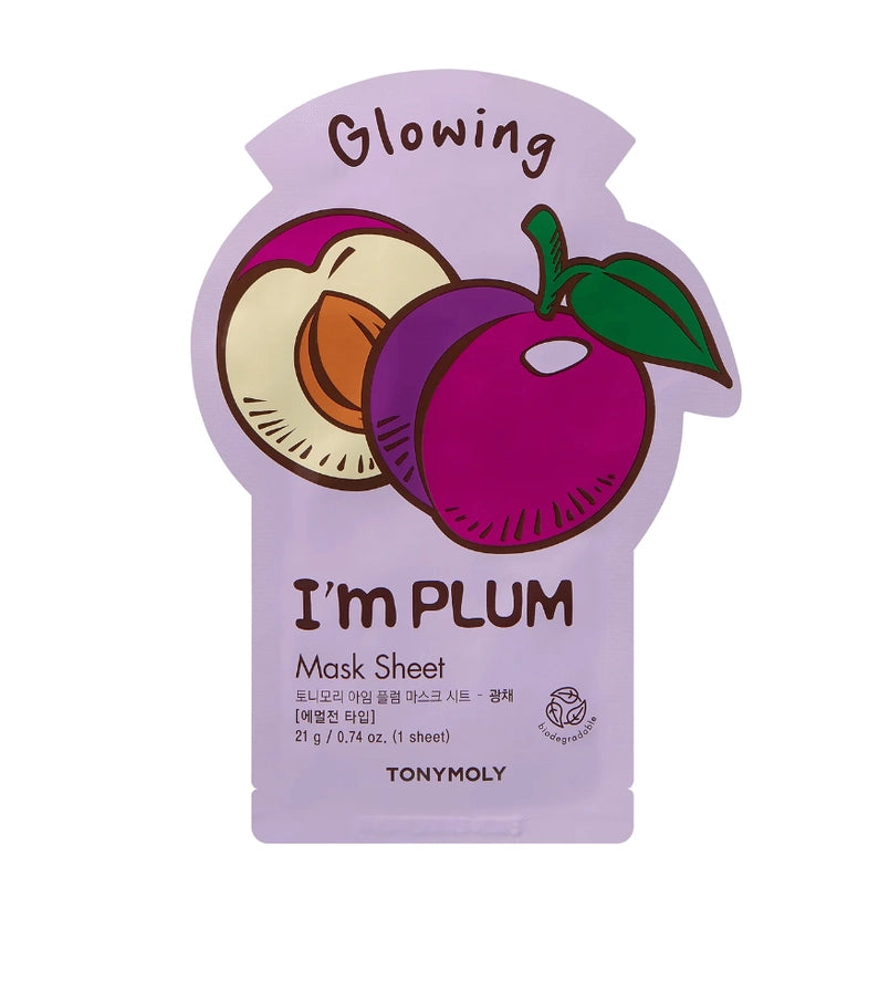 Masque visage, Tonymoly, prune, régénérante, Corée du sud
