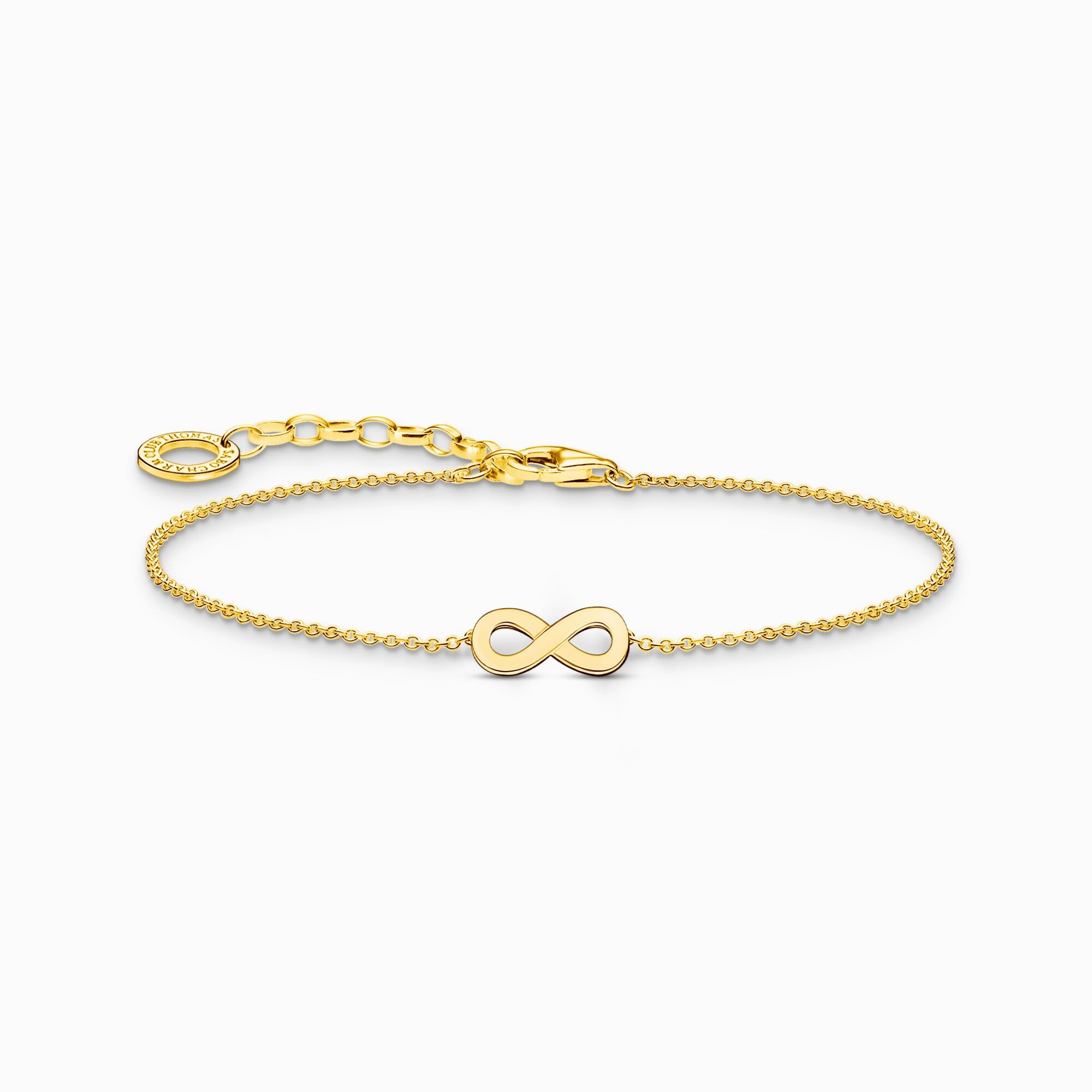 Thomas sabo bracelet infini or vermeil argent 925