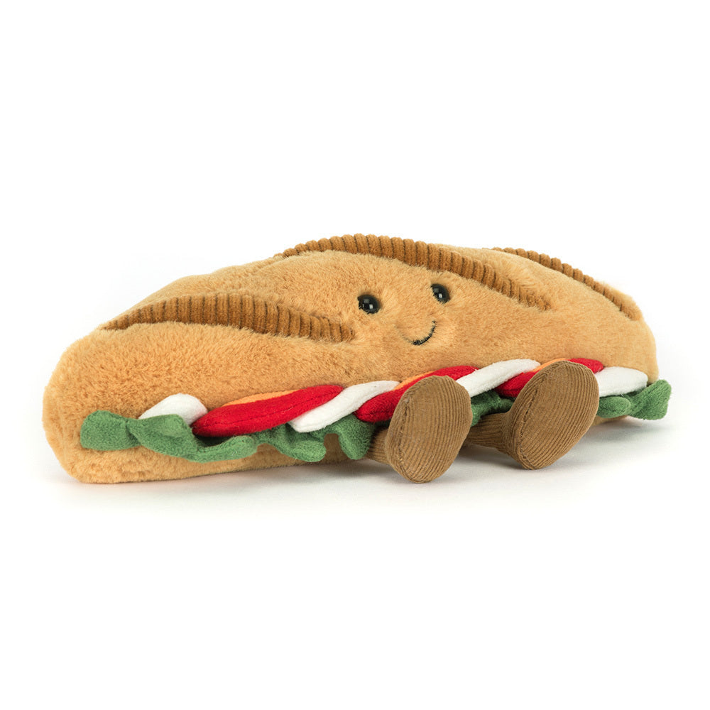 Peluche Amuseable Sandwich Baguette Caprese Jellycat cute tendance