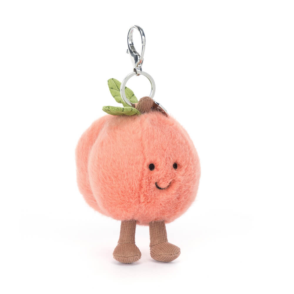Porte-clés Amuseable Pêche Peach Bag Charm Jellycat cute tendance