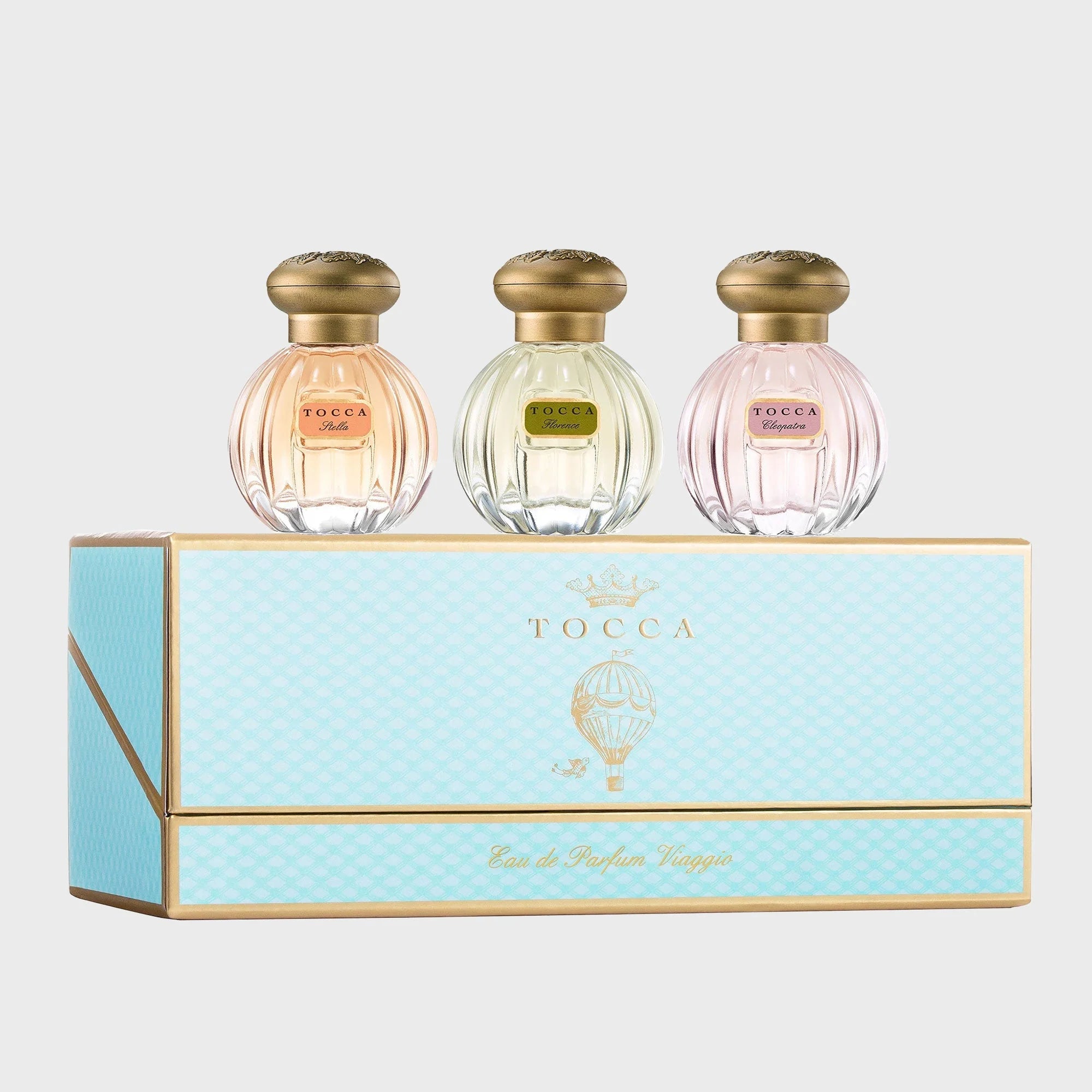 Parfum, Tocca, Stella, Florence, Cleopatra, Coffret parfum Viaggio, soleil, voyage
