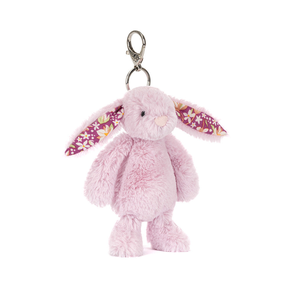 Porte-clés Lapin Lavande Thistlepop Blossom Bunny Bag Charm Jellycat cute tendance mauve