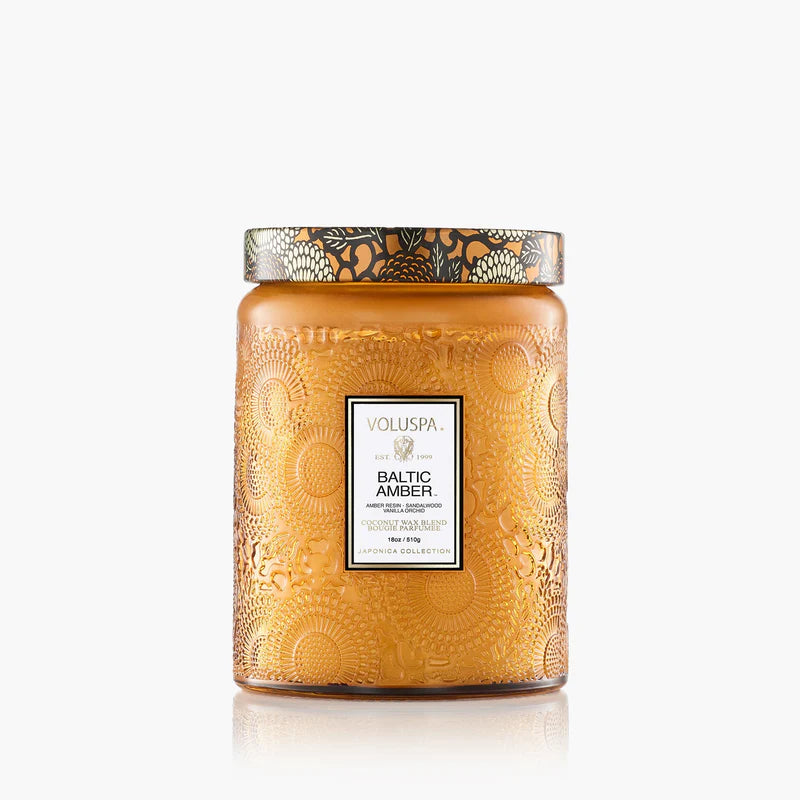 Voluspa Bougie Grande 18 oz Baltic Amber