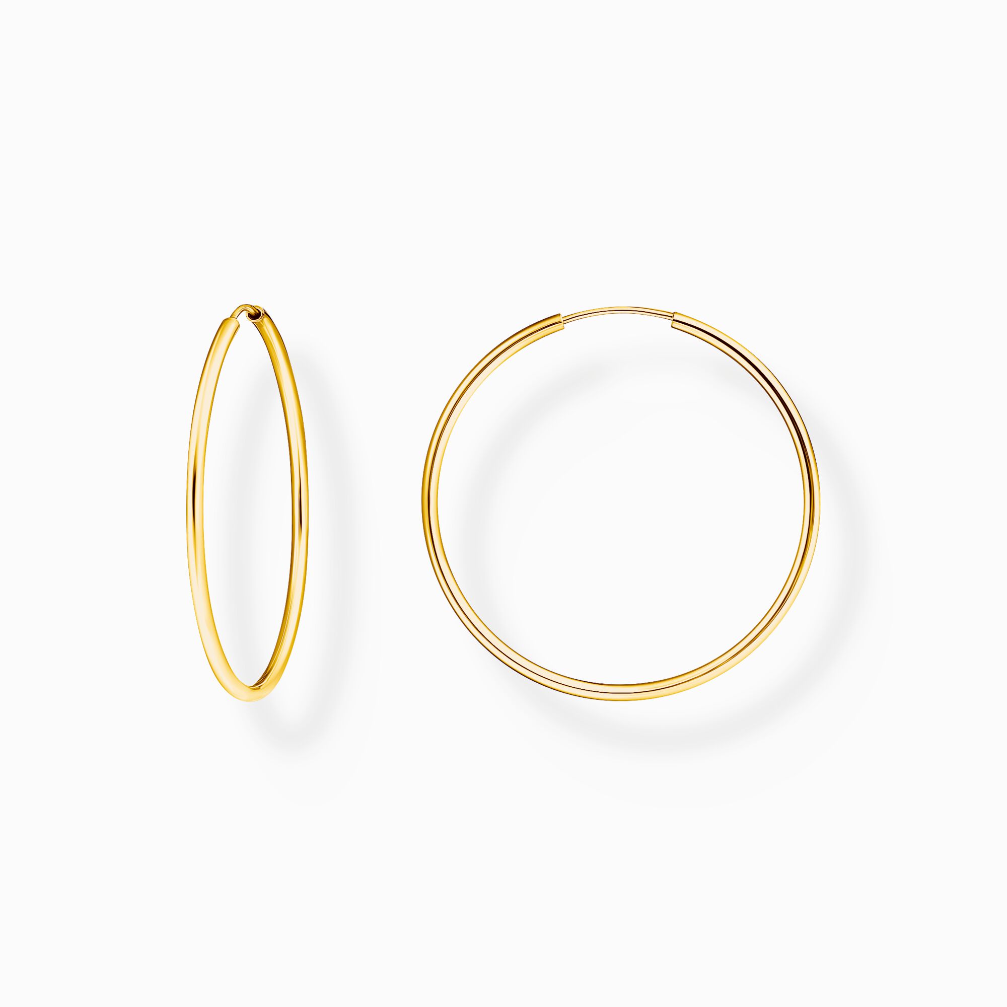 Thomas sabo anneaux créoles argent 925 or vermeil