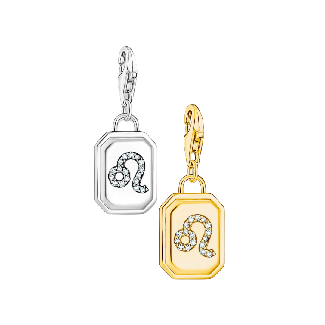 Thomas sabo Charm signe zodiaque lion argent 925 or vermeil