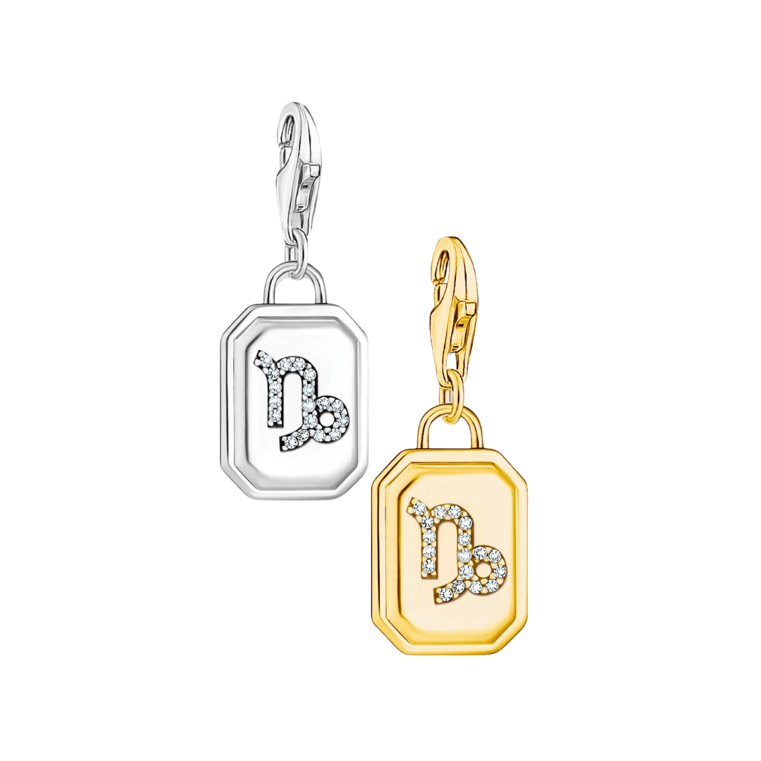 Thomas sabo Charm signe zodiaque capricorne argent 925 or vermeil