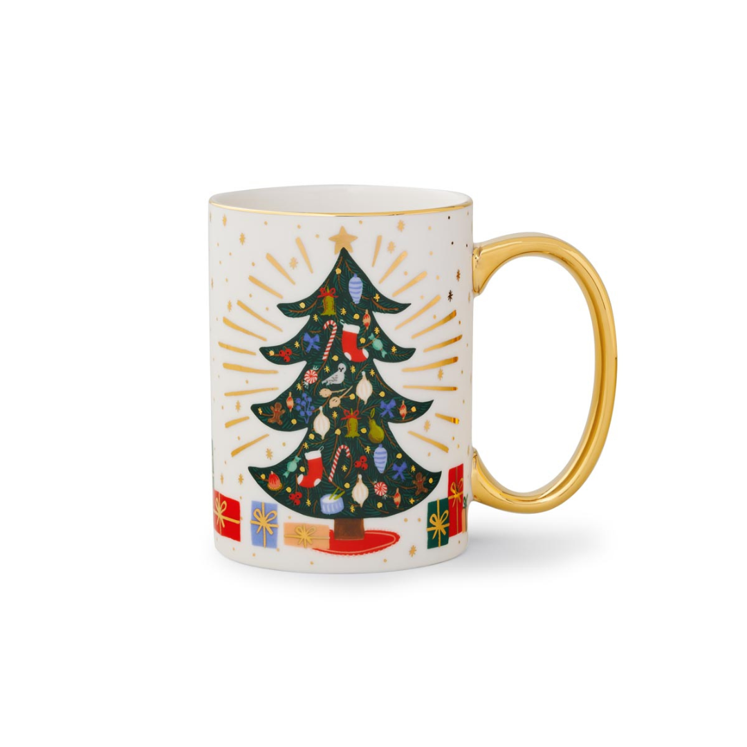 Tasse Rifle Paper CO. Sapin Noël porcelaine