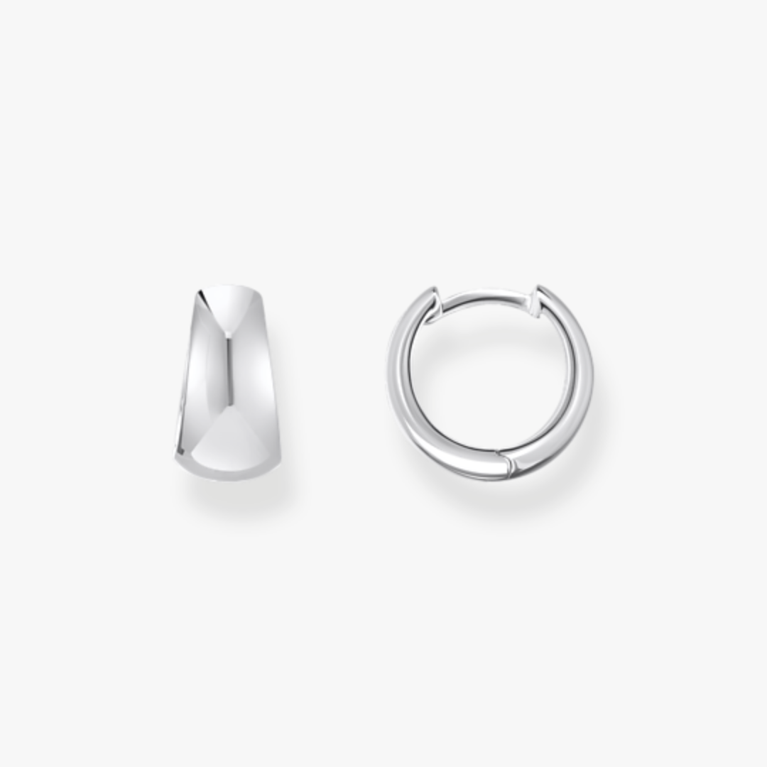 Boucles d’oreilles Anneaux Trapèze Argent Thomas Sabo