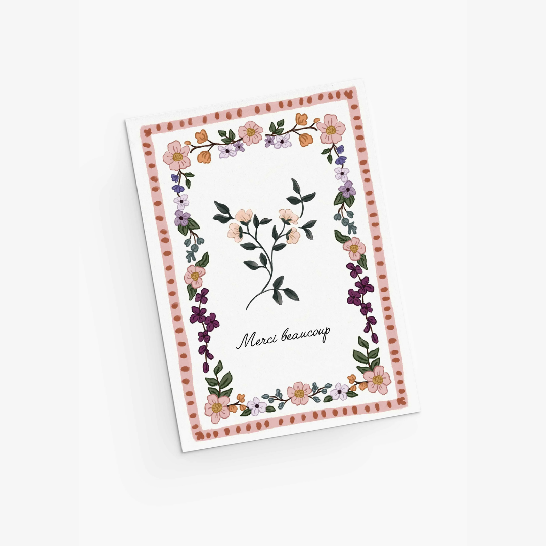 Carte merci beaucoup Mimi & August