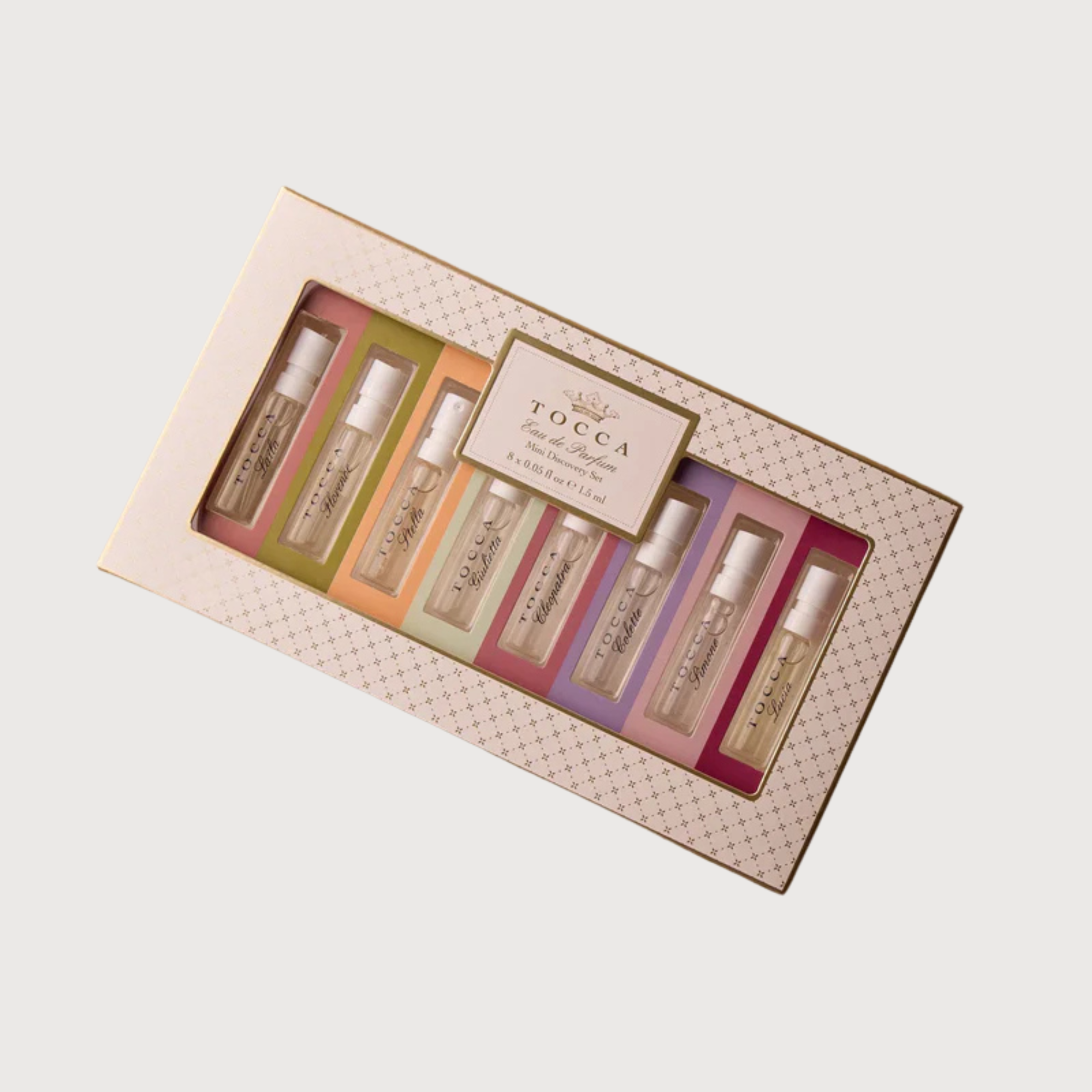 Mini coffret découverte Eaux de parfum emblématiques Tocca odeur rose