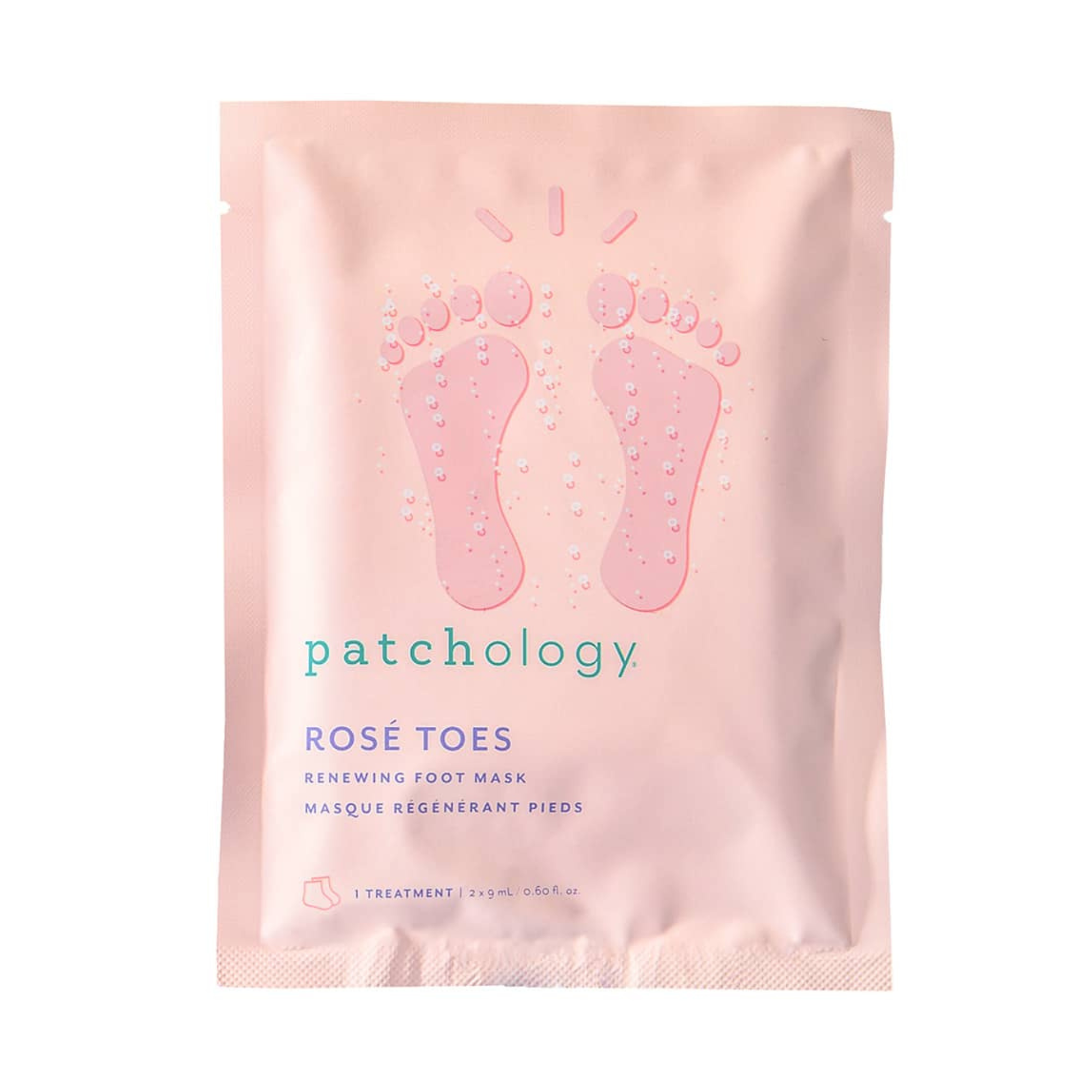 Masque Regénérant Pieds Rosé Toes Patchology cute tendance Selfcare