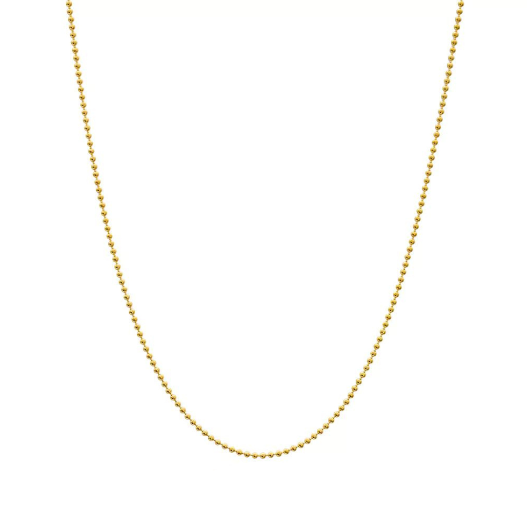 Chaine mini bille Argent sterling 925 or