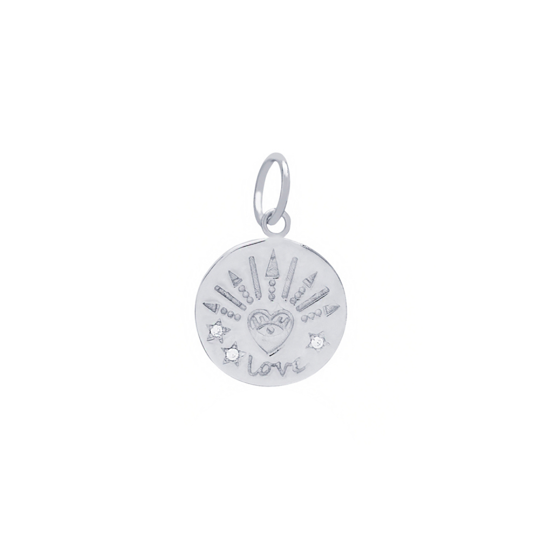 Breloque charm Love argent sterling 925 turquie