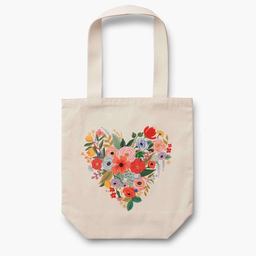 Sac réutilisable Rifle Paper Co. Fleurs coton Canvas