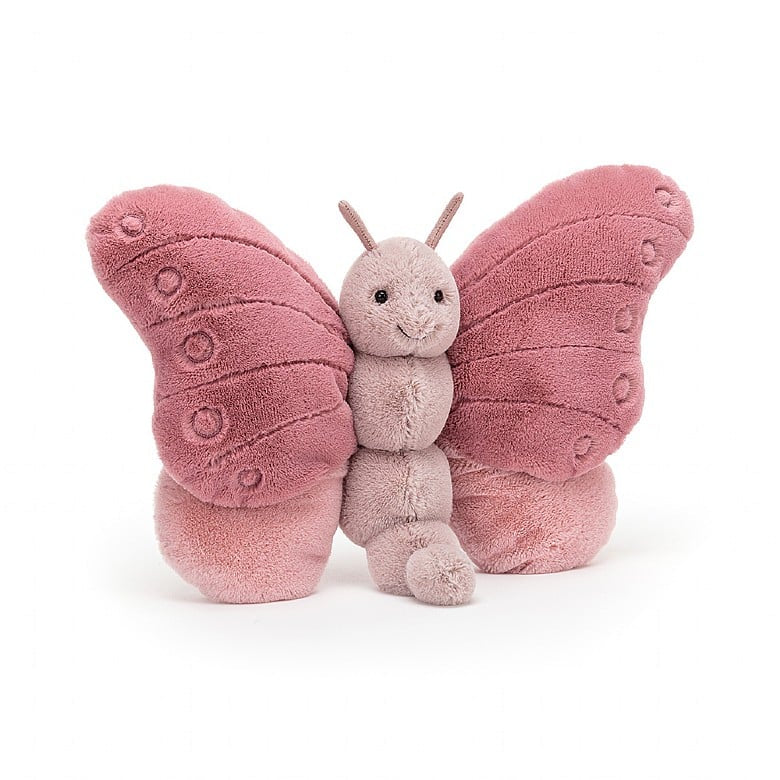 Toutou papillon Jellycat Béatrice Rose en grand