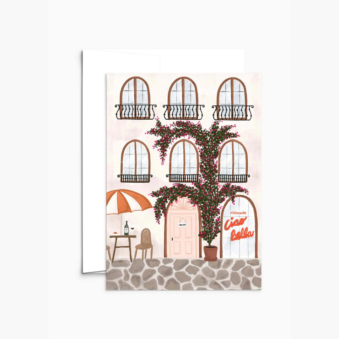 Carte ristournante ciao Bella Mimi & august papeterie