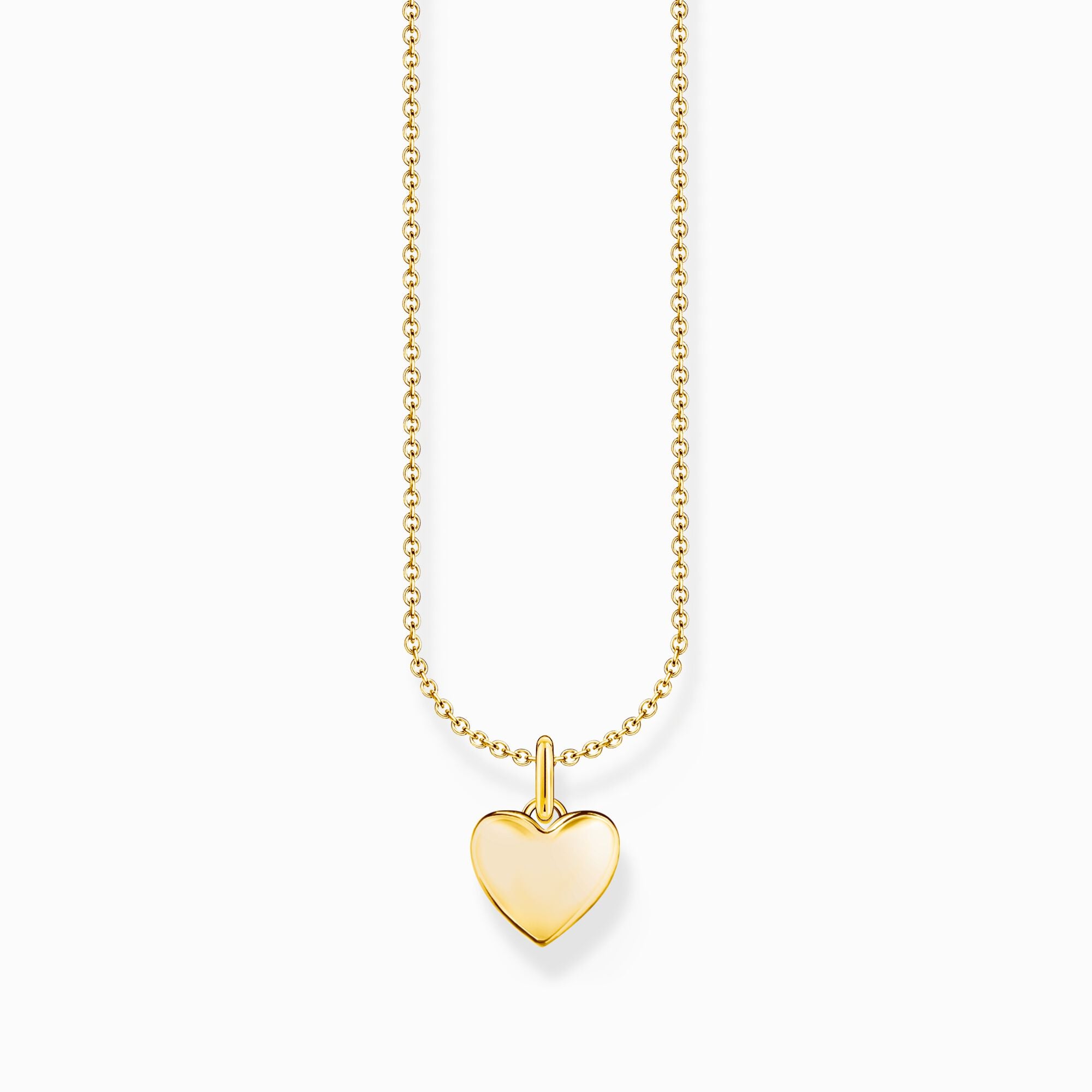 Thomas sabo collier coeur or vermeil argent 925
