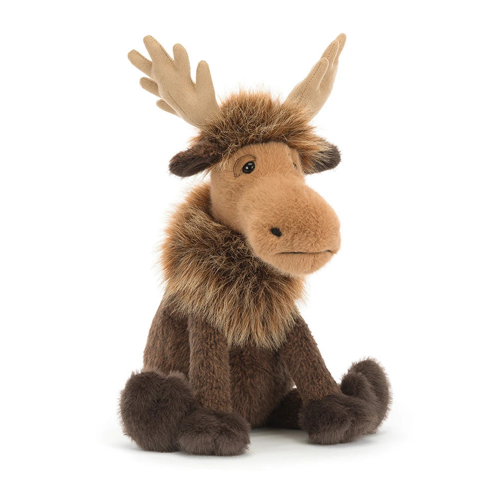 Peluche Orignal Birchly Moose Jellycat cute hiver mode brun forêt