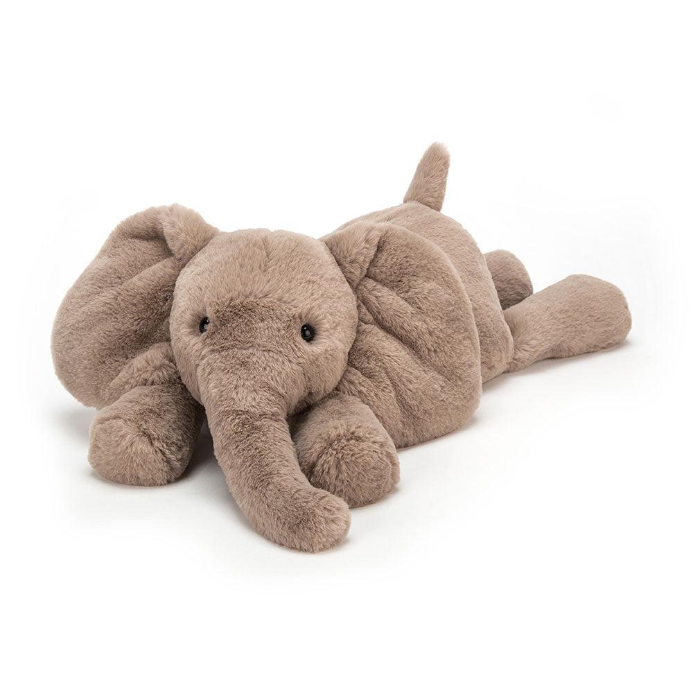 Jellycat, peluche, smudge, éléphant, marron, mignon, tendance, Angleterre