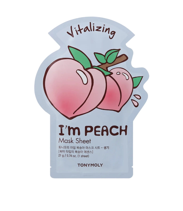 Masque visage, Tonymoly, peche, adoucissante, Corée du Sud