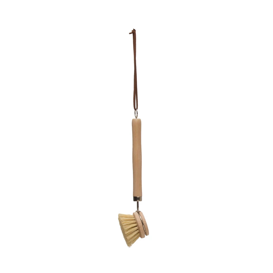 Brosse bois vaisselle vintage Creative Coop