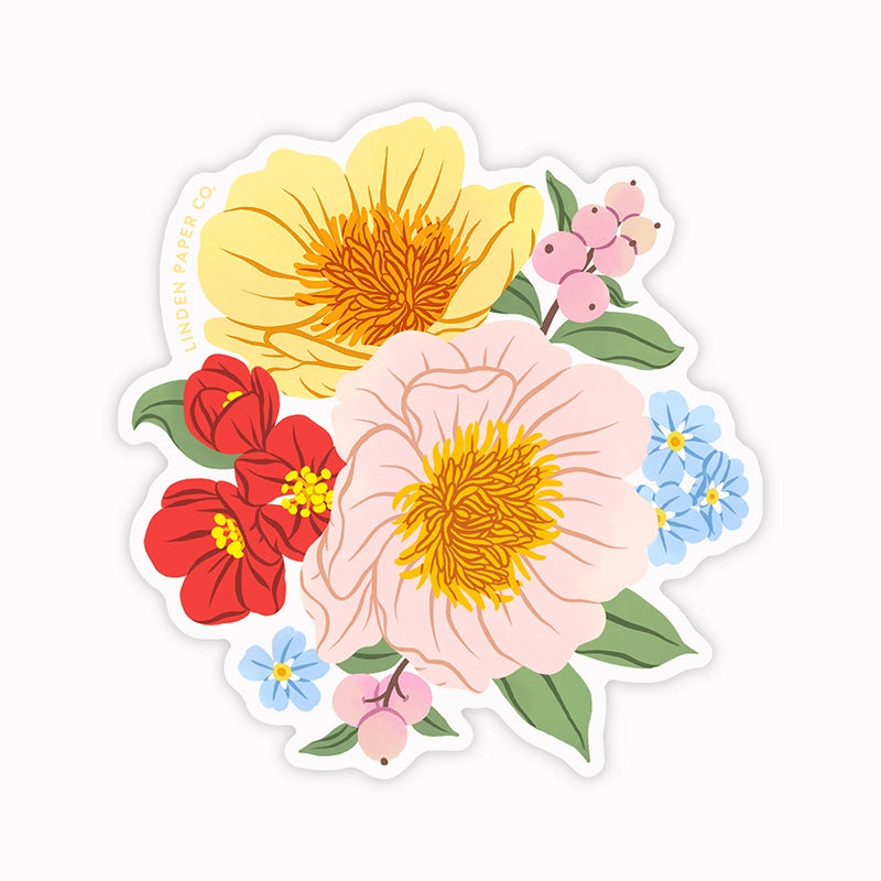 Autocollant Blooming Floral Linden Paper Co.