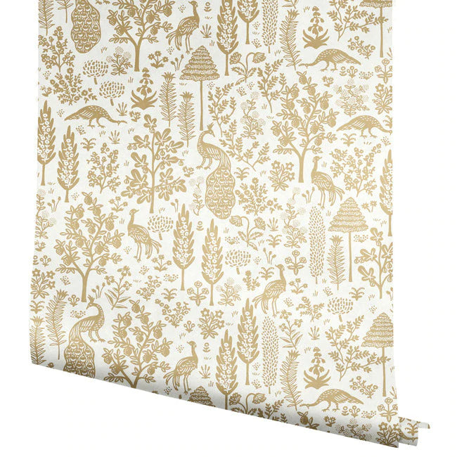 papier peint Rifle Paper co. Menagerie or