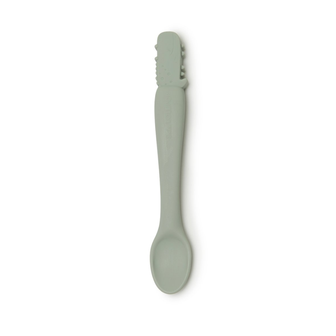 cuillère bébé silicone crocodile loulou lollipop