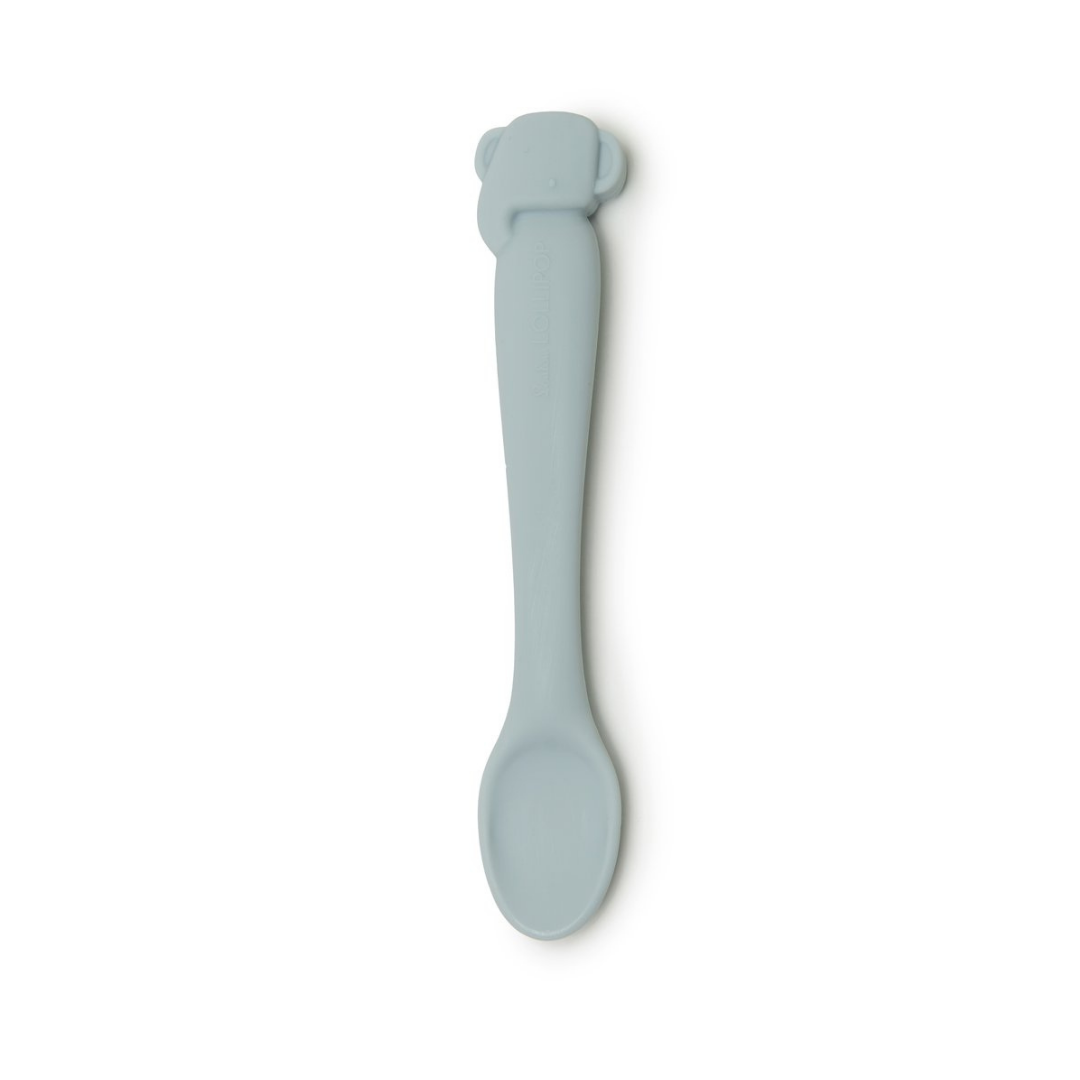 cuillère bébé silicone éléphant loulou lollipop