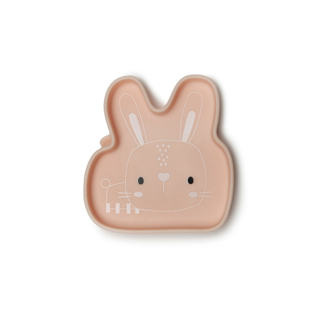 assiette silicone bébé lapin loulou lollipop