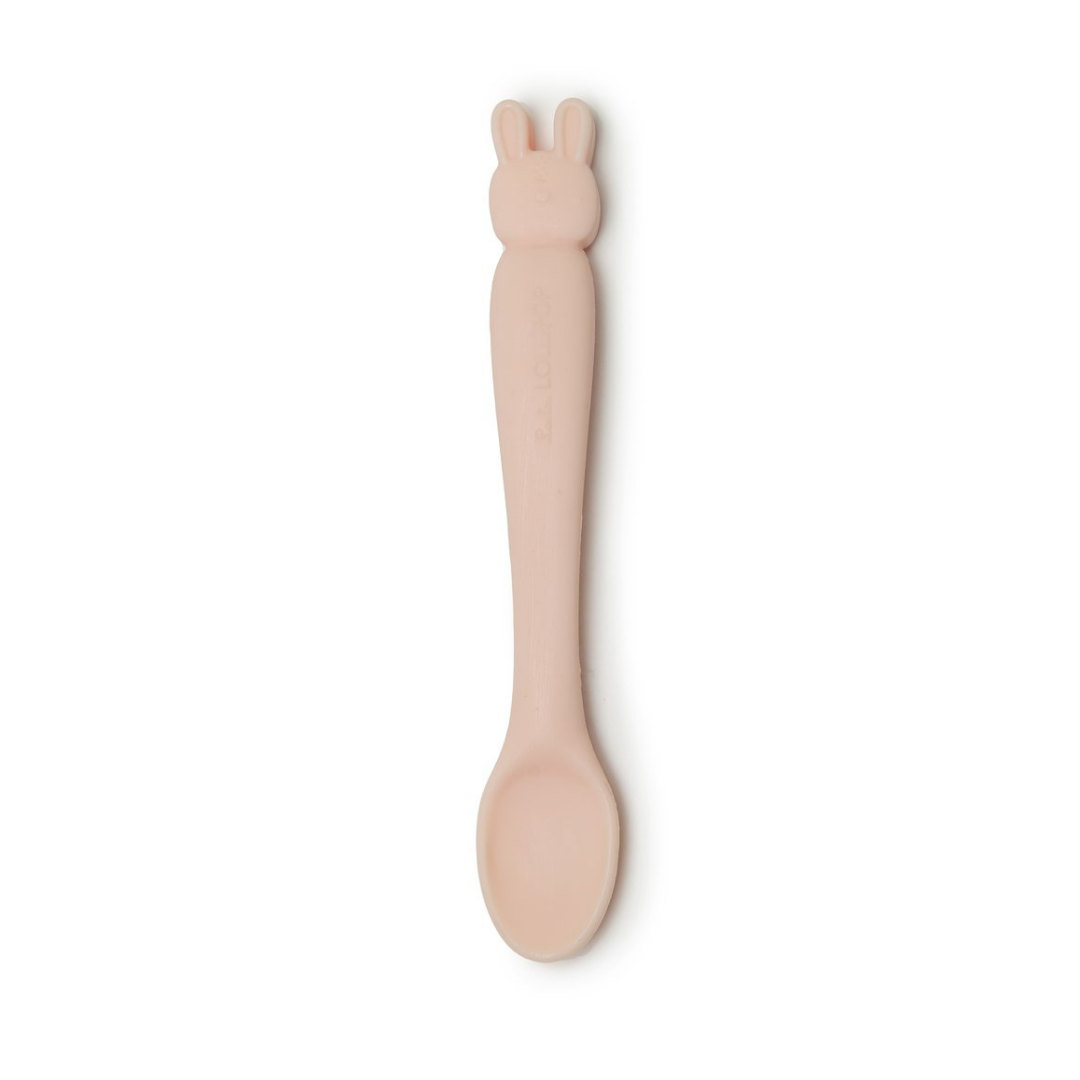 cuillère bébé silicone lapin loulou lollipop