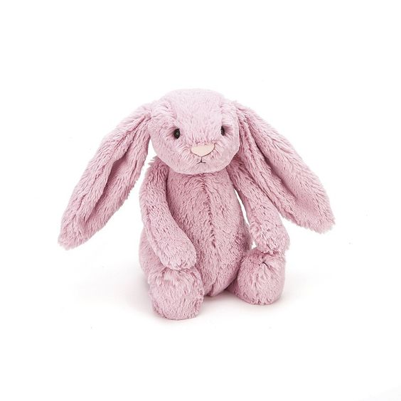 Peluche petit lapin Bashfull rose tulipe
