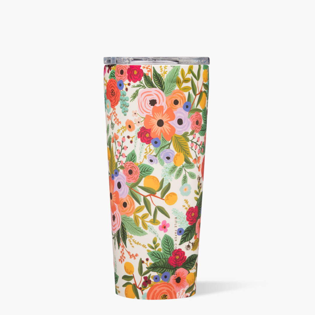 Corkcicle verre café 24 oz Rifle Paper co. garden party