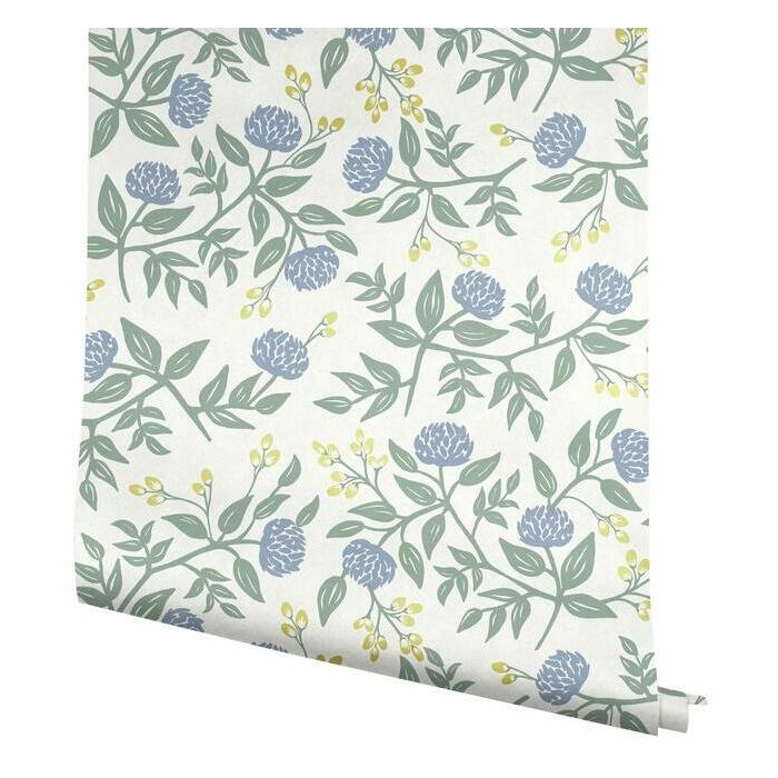 papier peint Rifle Paper pivoines creme