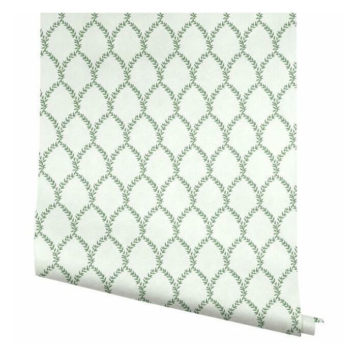 papier peint Rifle Paper Laurel vert