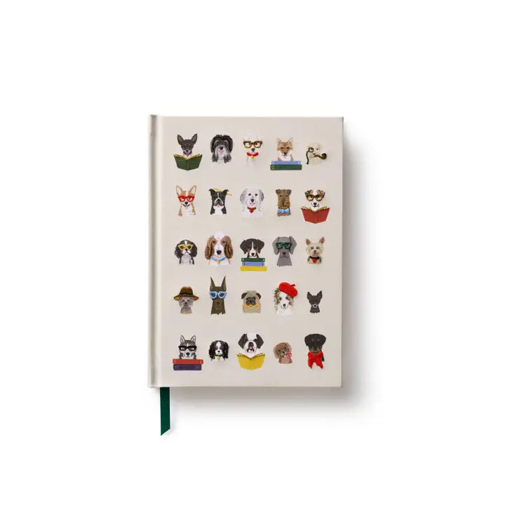 Journal chiens Rifle Paper co. Couverture rigide tissu