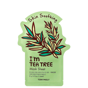 Masque en Feuille Tonymoly 21ml Fait en Corée I am Arbre à thé