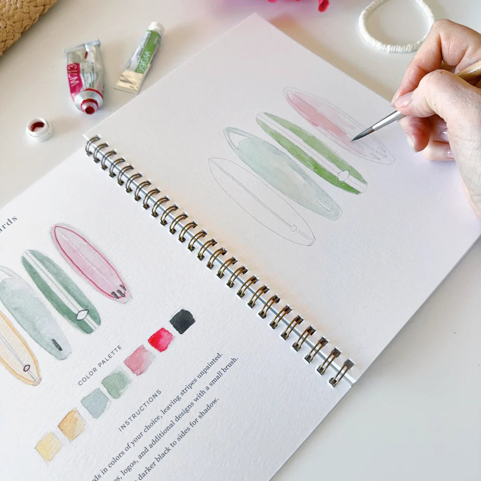 Cahier d’aquarelle - Tropiques | Emily Lex Studio