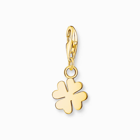 Thomas sabo Charm trèfle 4 feuilles or vermeil argent 925