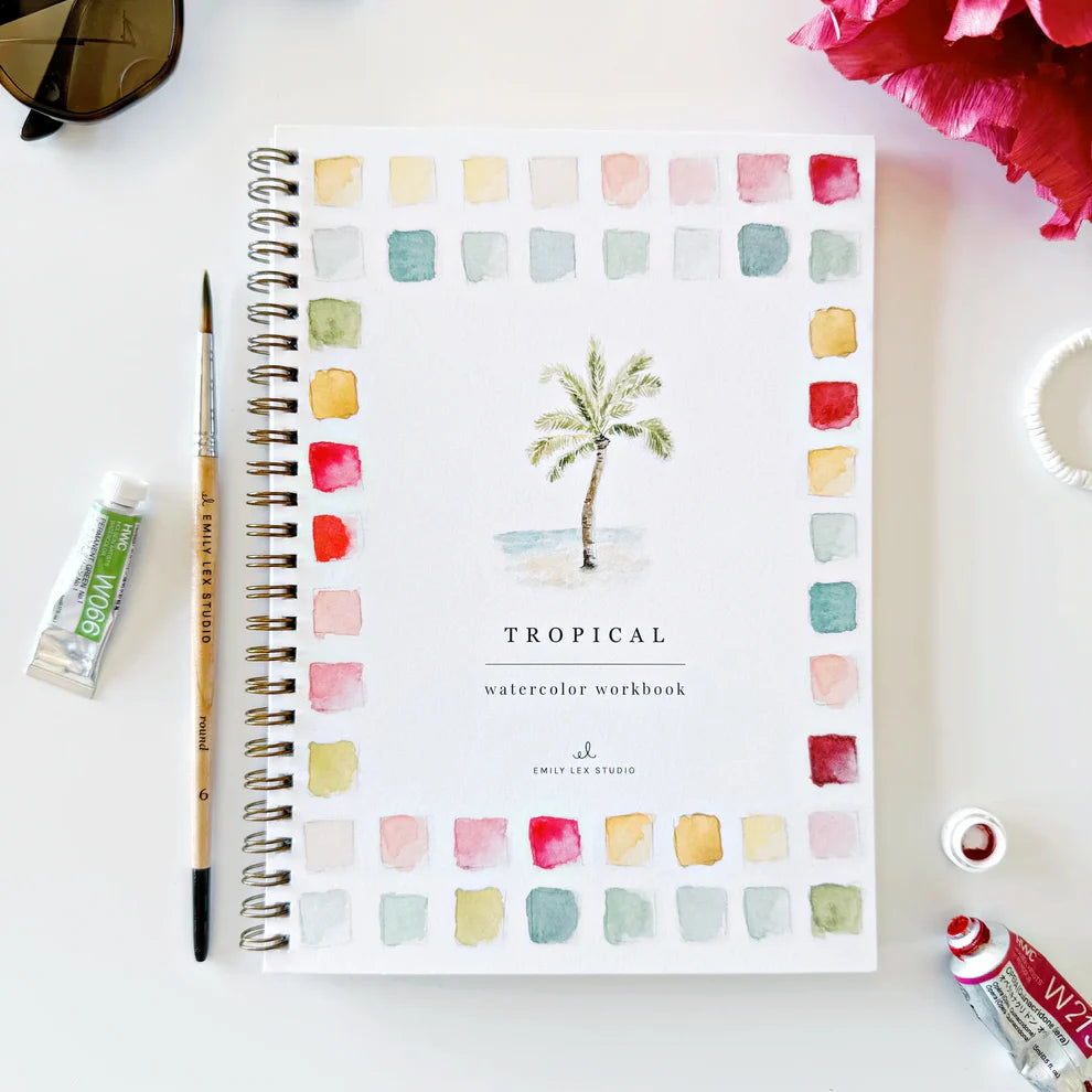 Cahier d’aquarelle - Tropiques | Emily Lex Studio