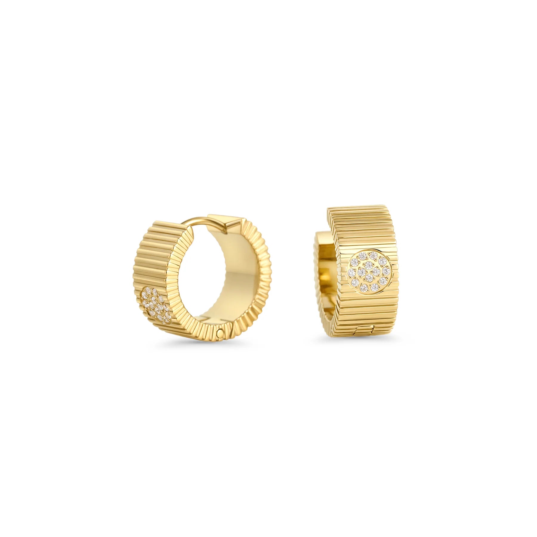 Anneaux Zara - Acier Inoxydable 316L - Or PVD
